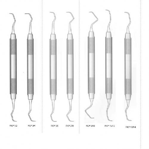 ODM 8 Piece Gracey Curette Set – Medical Dental Surgical Instruments, Stainless Steel, PR-120