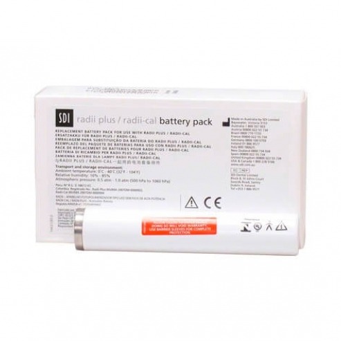 Replacement battery Radii-Cal / Radii-Plus Img: 202106191