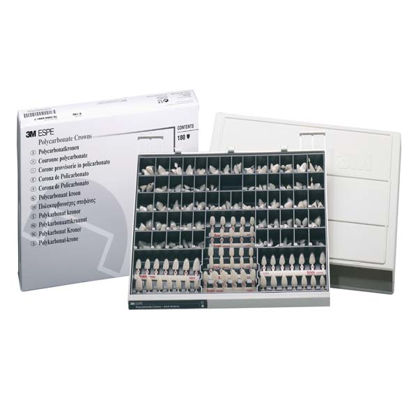 Polycarbonate Crown Kit of 180 with Paper Mold Chart
