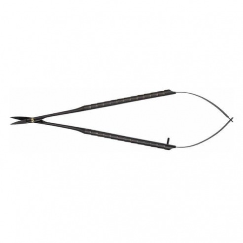Black Line Microsurgical Scissors (180 mm) Img: 202206251