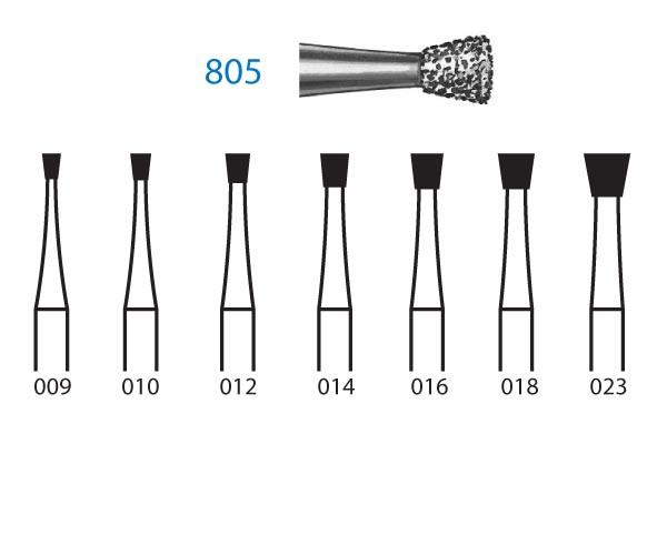 805.314 burs. Diamond Inverted Cone FG (5 pcs) - NO. 009 Img: 202204021