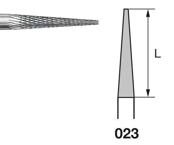 H257EF.104 Bur. Conical PM (5 pcs) - Nº023 Img: 202404131