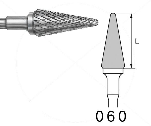 H257RE.104 Bur. Conical PM (5 pcs) - Nº060 Img: 202204021