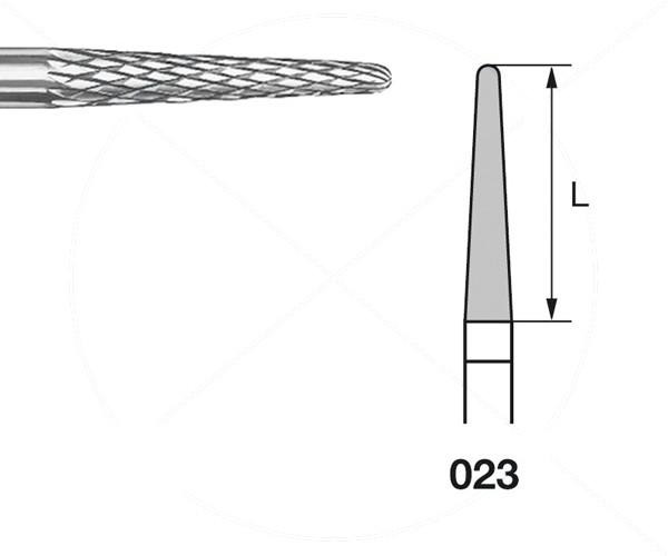 H261E.104 Bur. Conical PM (5 pcs) - Nº023 Img: 202204161