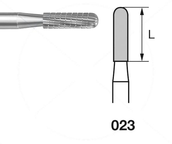 H129GTI.104 bur. PM Rounded Cylindrical (5 pcs) - NO. 023 Img: 202204091