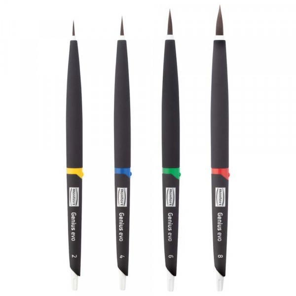 Genius Evo: Hair Brush for Ceramics - Assortment (4 units) Img: 202411301