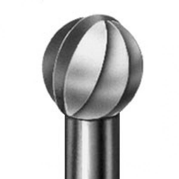 Steel burs for the laboratory 01.104 ball (6 pcs.) - 1104025 Img: 201907271