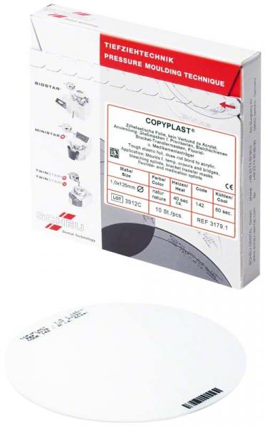Copyplast Elastic Films - 100 units Ø 125 mm, thickness 0.75 mm Img: 202104171