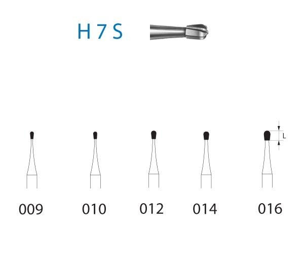 H7S.314 bur. PM Rounded Conical (5 pcs) - Nº009 Img: 202204161