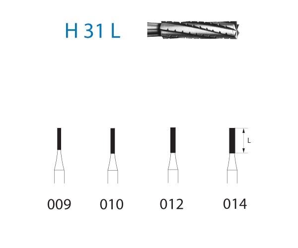 H31L.314 Bur. Flat Cylindrical FG (5 pcs) - Nº012 Img: 202204161