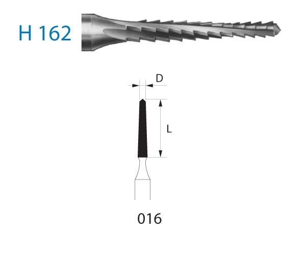 H162.205 Burs Conical CA (5 pcs) - Nº016 Img: 202204021