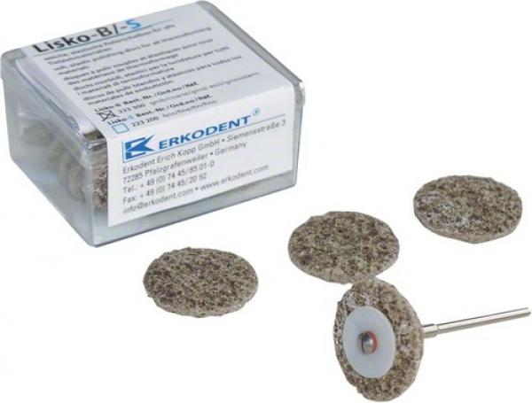 Lisko-B / -S - Polishing discs Brown - 10 pieces Img: 202104171