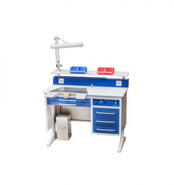WORKING TABLE FOR DENTAL LABORATORY 1 PLACE STEEL Img: 201911161