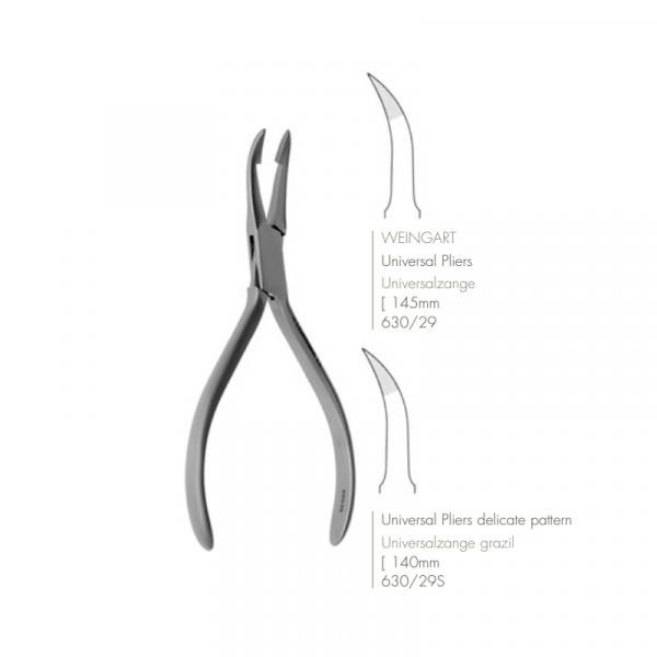 Weingart Orthodontic Pliers 630/29SD - Active Part Fine Ribbed Img: 201807031