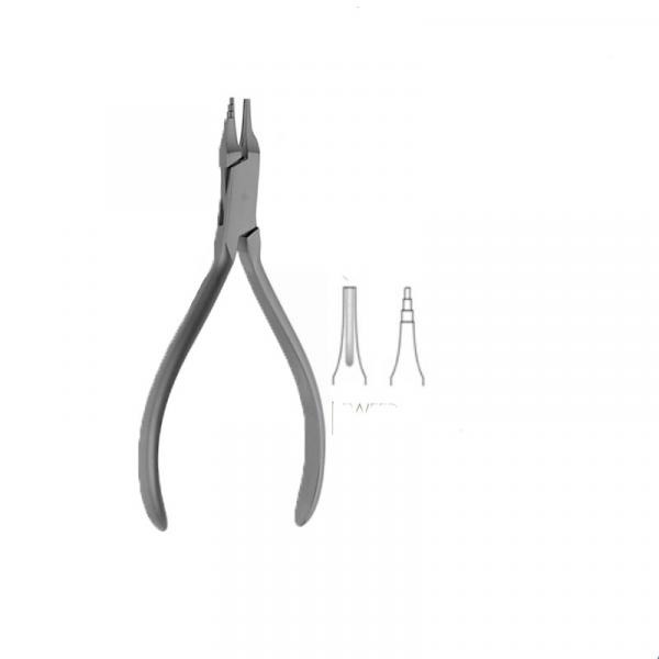 Tweed Pliers - Loops and Bows Formers (1 pc) Length 135mm - Working Diameter: Max. 0.5mm / 0.20" Img: 201807031