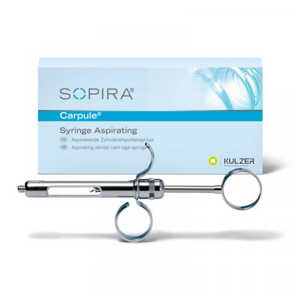 SOPIRA CARPULE SYRINGE WITH ASPIRATION FOR ANESTHESIA 1.8ml Img: 202308261