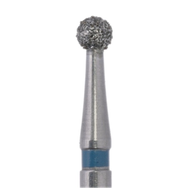 801.FG Diamond Ball Bur for Turbine (2 pcs.) - Medium / Blue - 35 Img: 202308191