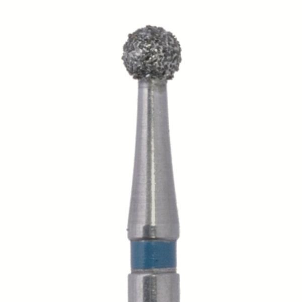 801.CA - Diamond Ball End Bur for Contra Angle (5 pcs.) - Medium (Blue) - 23 Img: 202209031