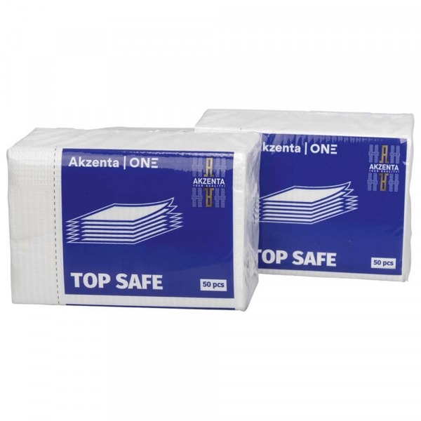 Top Safe: 2-Layer Patient Napkins (500 pcs) - White Img: 202411301