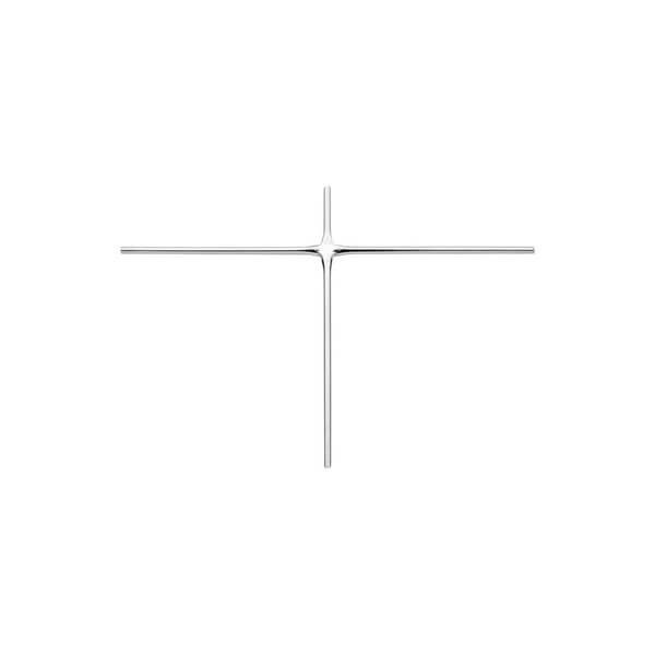Stainless Steel Cross Hooks - 0.9mm TK (10 pcs) Img: 202411301