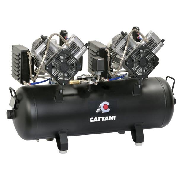 AC 410: 2 Cylinder Compressor for Cad Cam Milling Machines - Single-phase 230 V Img: 202209241