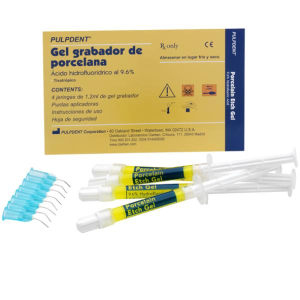 HYDROFLUORHYDRIC ACID (4x1,2ml + 8 tips) Clarben