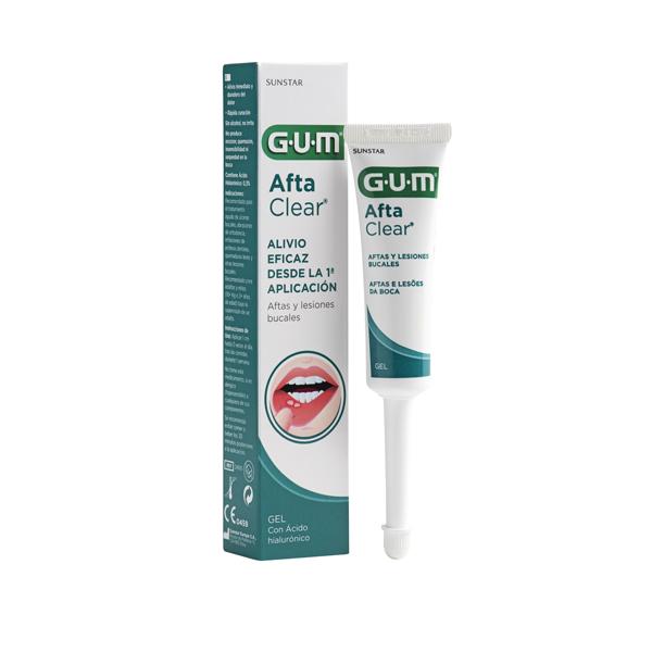 Gum AftaClear: Gel for Aphthous ulcers and mouth lesions (10 ml) Img: 202206251