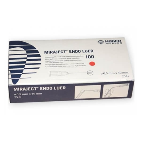 MIRAJECT ENDO LUER "25G (40x0,5mm.) (100u.) Img: 202309021