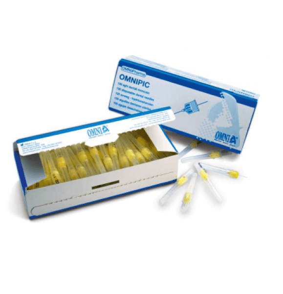 OMNIPIC Needles Anesthesia 30-G (0.3x21mm.) (100u.) Cx12u. Needles Img: 201807031