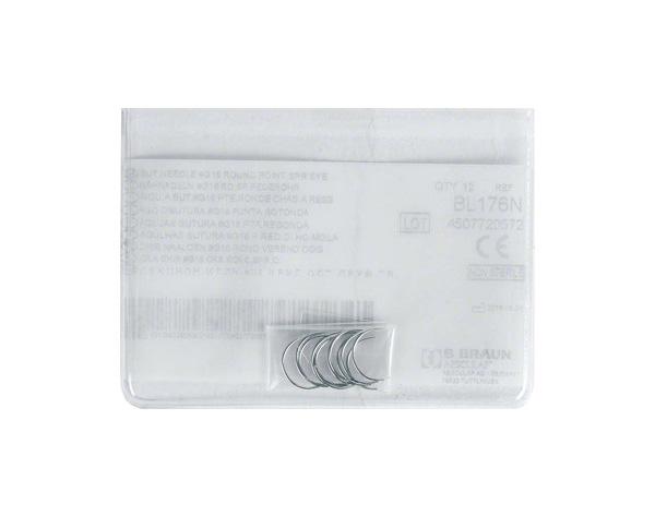 Surgical suture needles (12 pcs)-Needle 1/2 rounded tip 16 Img: 202202121