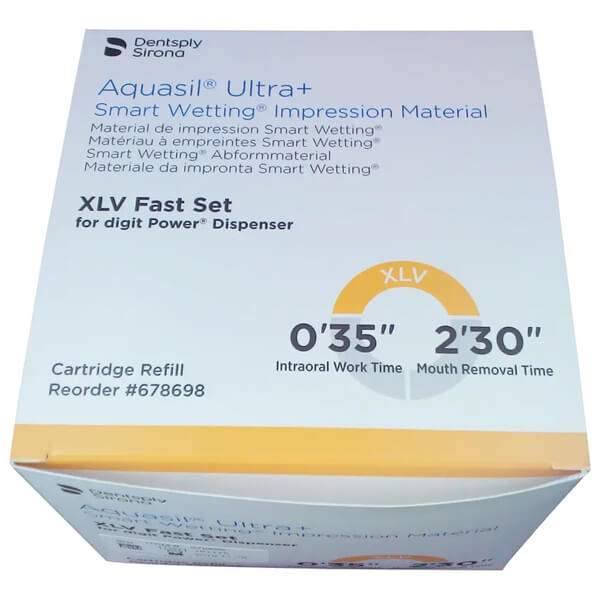 Aquasil Ultra+: Smart Impression Material (50 Capsules of 1.4 ml) - Fast Set Img: 202503151