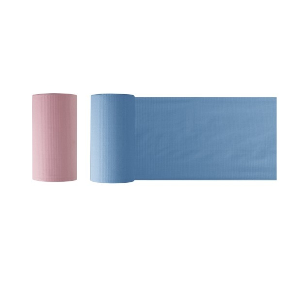 PINK BABY NAPKINS 35x40cm. ROLL 100u. Img: 202304151