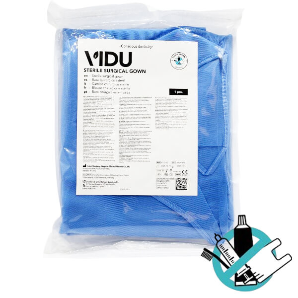 Sterile Disposable Surgical Gown 40 gr Img: 202505311