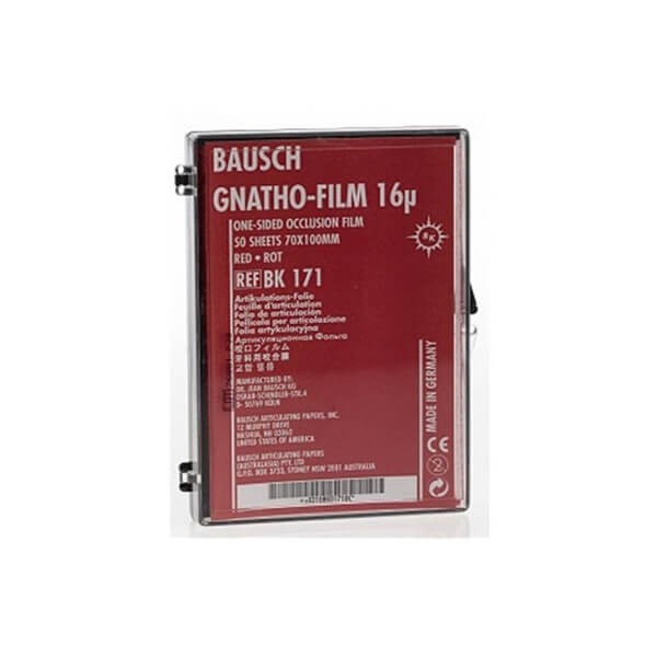 GNATHO FILM BLUE ARTICULATING PAPER STRIPS 50u. Img: 202404131