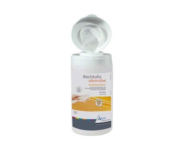 Bechtofix: Disinfectant Wipes Dispenser Box (100 pcs) - Unscented Wipes Img: 202203051