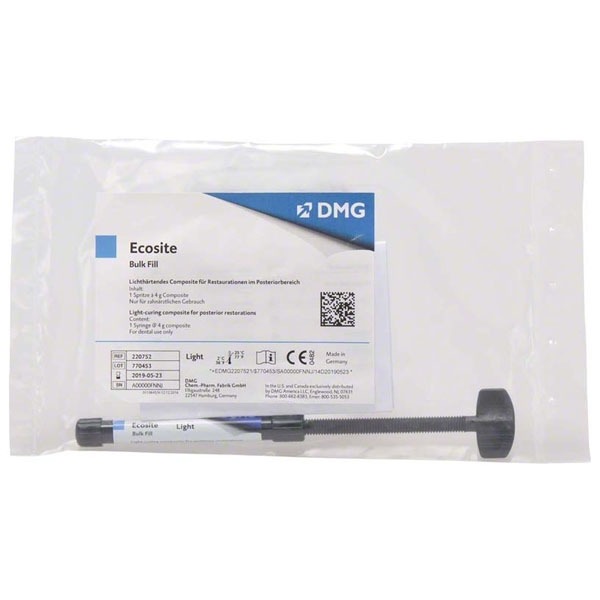 Ecosite Bulk Fill: Filling for fillings (4 g syringe) - Syringe 4 gr Light Img: 202308191