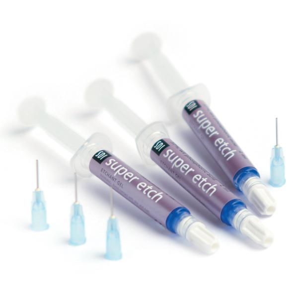 Super Etch: Etching Acid Bulk Kit (10 x 2 ml syringes + 50 disposable tips) Img: 202106121