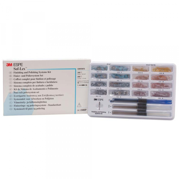 K+B BIODENT dentine 100g - Intro Kit 240 discs, 45 strips, 1 mandrel RA Img: 202409211