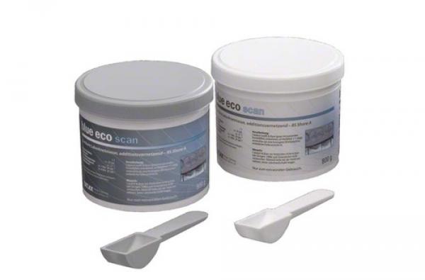 Blue Eco - Scanning Mixing Putty-800 g base, 800 g catalyst, 2 measuring spoons Img: 202010311