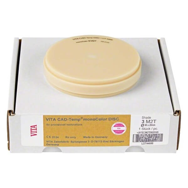 Temp Disc CAD-Temp MonoColor DISC: Universal Disc (Ø 98 mm and h 20 mm) - VITA