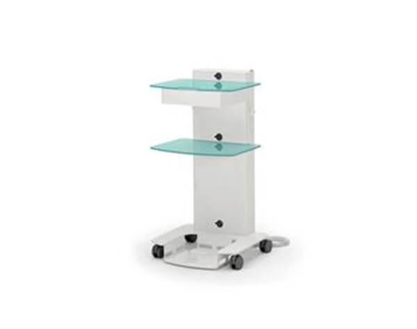 MOBILE CART MOD "C2RCHM" SURGERY GLASS SHELVES AND 1 CAJON Img: 202106121