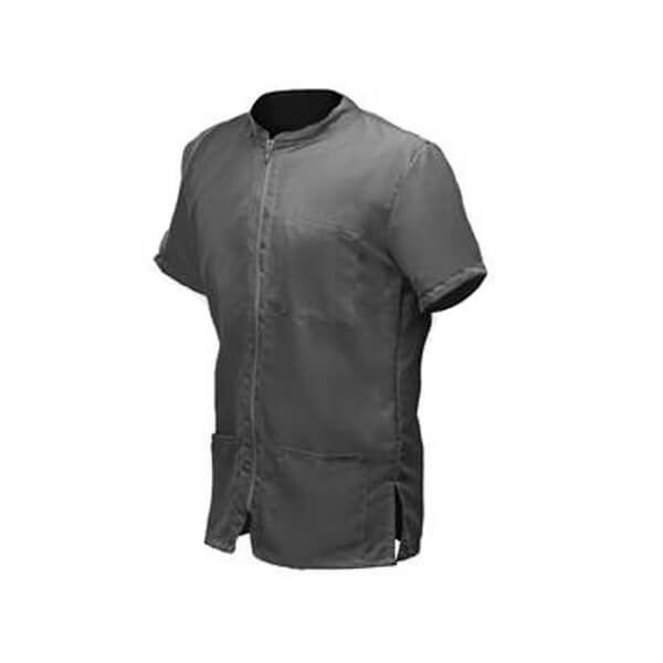 Sanitary Jacket for Men with Zipper and Pockets - Anthracite L Img: 202401061