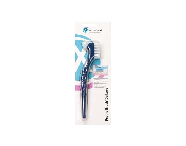 Protho Brush® De Luxe: Denture Toothbrush - BLUE Img: 202107101