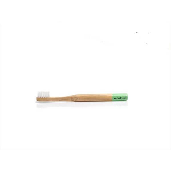 Children's eco-friendly bamboo toothbrush (1pc) - Green Img: 202102271