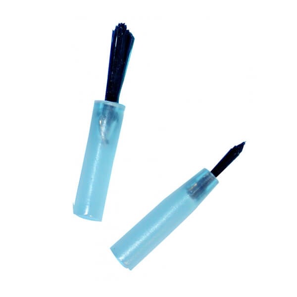 Disposable Nylon Brushes for Dental Handles (100 units) - Superfine)  Img: 202401061