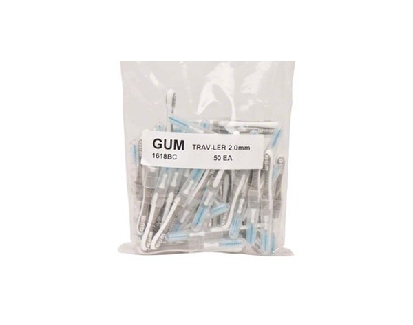 GUM® TRAV-LER: Interdental Brushes (Ø 2 mm) - 50 units Img: 202104171