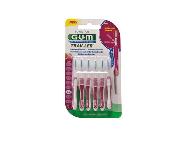 GUM® TRAV-LER: Interdental Brushes (Ø 1.4 mm) - 6 PIECES Img: 202104171