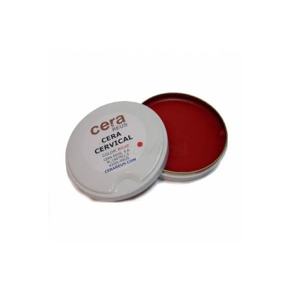 Red Cervical Dental Wax tub (50 gr) - Red cervical 50 grams. Img: 202404131