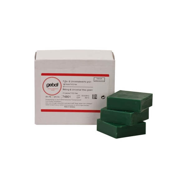 Universal Bur Wax (10 x 53 gr) - Green Img: 202508091