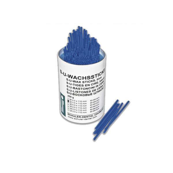 Extra-dura Casting Wax Blue (250gr) - 4.0 mm blue slats 250 Img: 201908031